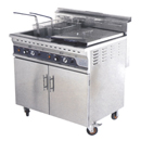 Double Tanks Stand Style Gas Fryer